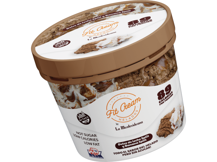 Fit cream Banana-dulce de leche