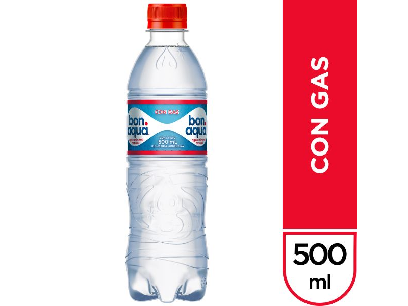 Agua mineral con gas
