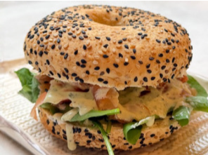 Bagel de salmon
