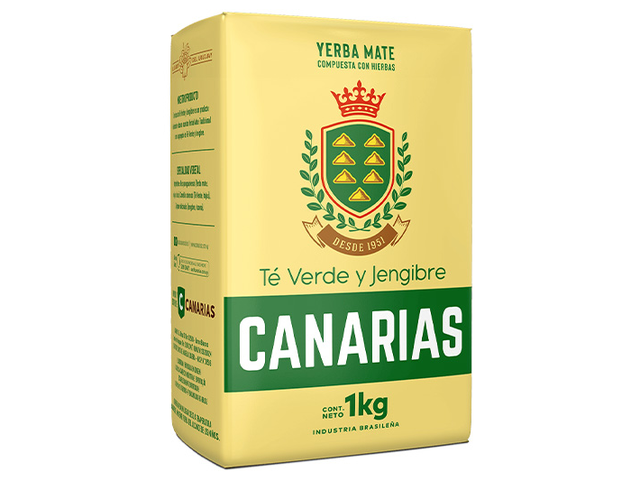Canarias Te Verde y Jengibre 1KG