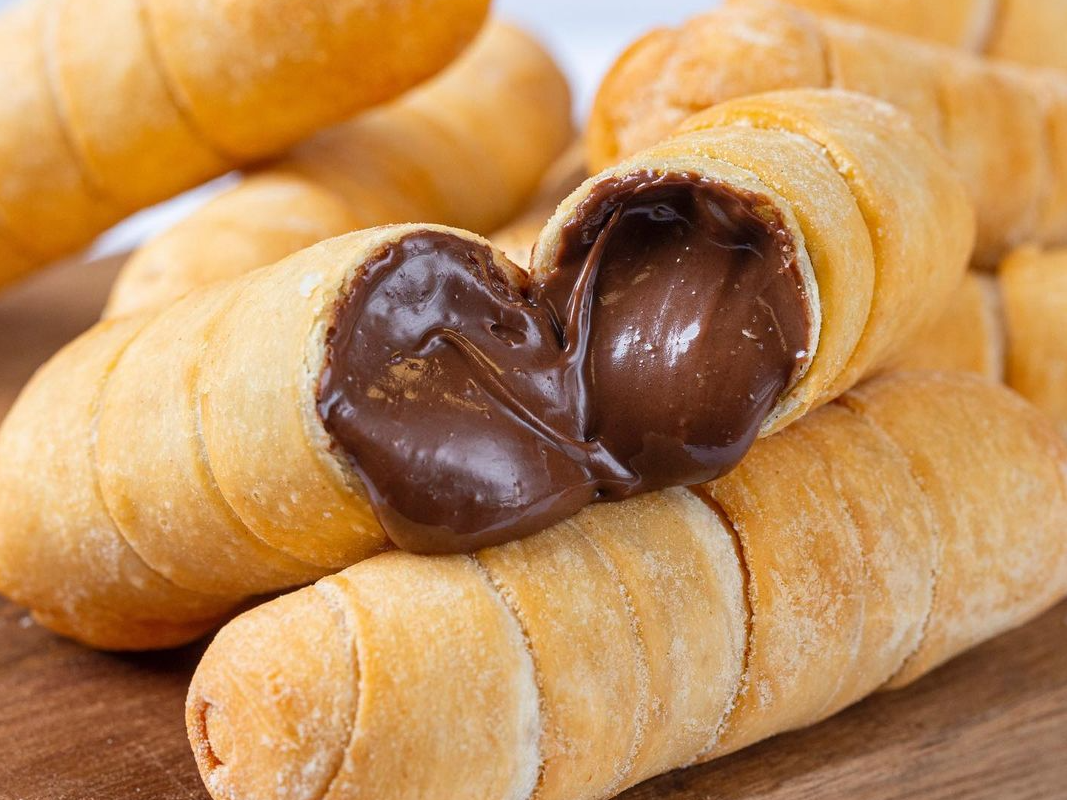 Tequeño de chocolate