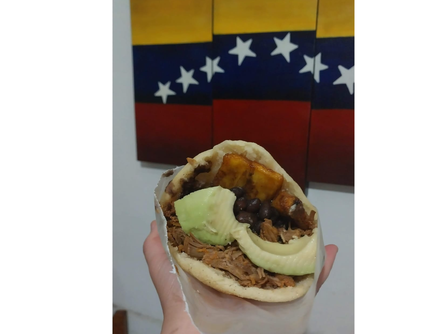Arepas de Las empanadas de chela