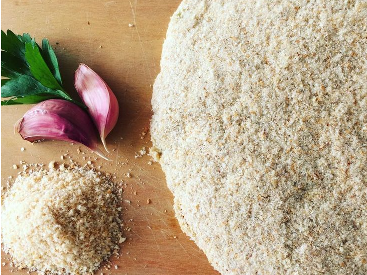 MILANESA DE SOJA CON MORRON Y ACEITUNAS