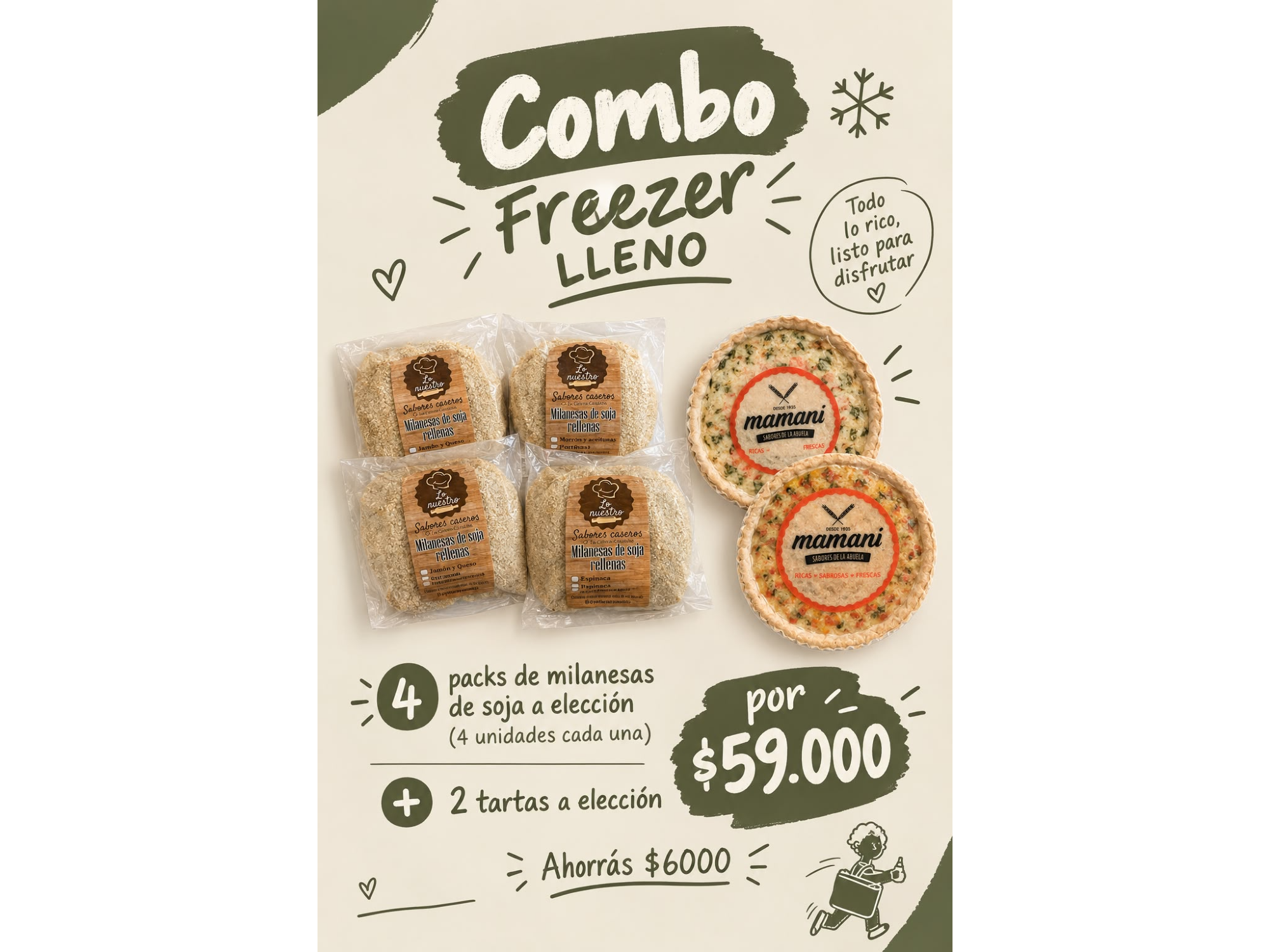 COMBO FREEZER LLENO