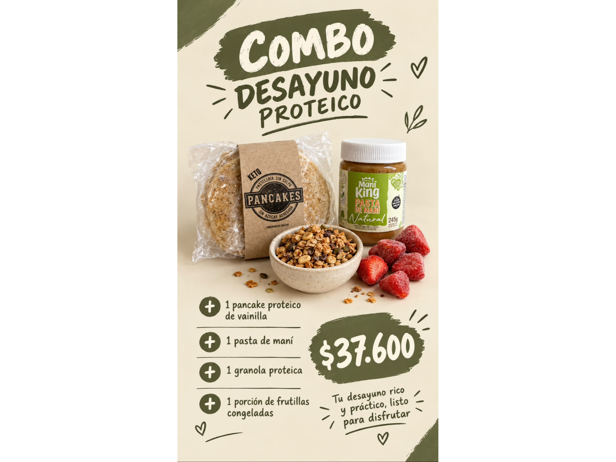 COMBO DESAYUNO PROTEICO