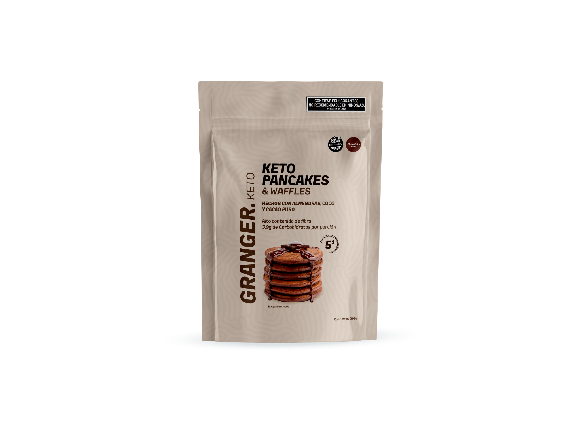 PANCAKES KETO CHOCOLATE