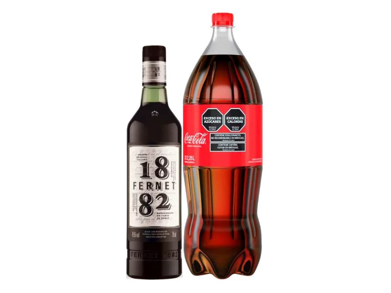 Como 1882 1L + 1 Coca Cola 2.25L