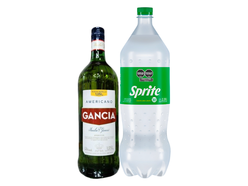 Combo Gancia 1.25L + 1 Sprite 2.25L