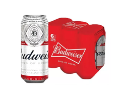 Sixpack Budweiser 473cc
