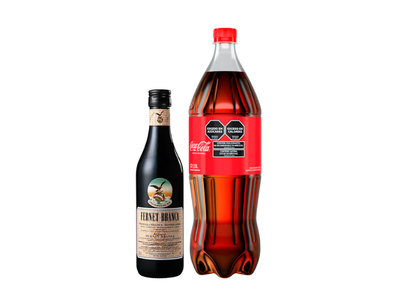 Combo Branca 450ml + 1 Coca Cola 1.5L