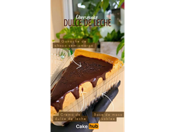Cheesecake de Dulce de Leche con Salsa de Chocolate