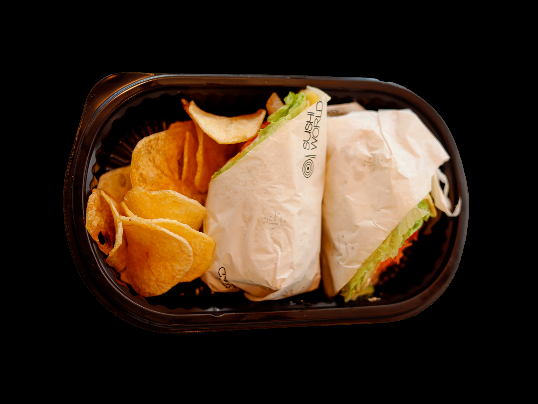 Prawns wrap