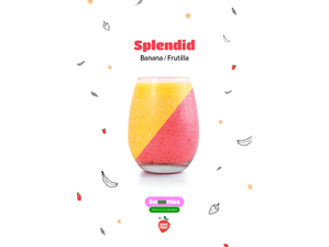 SMOOTHIE DUO 1 SPLENDID - BANANA / FRUTILLA de EASYFRUT GASTRONOMICOS 1