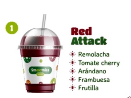 SMOOOTHIE RED ATTACK de EasyFrut Gastro Pablo