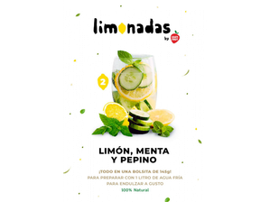 LIMONADA 2- LIMON MENTA Y PEPINO de EasyFrut gastro