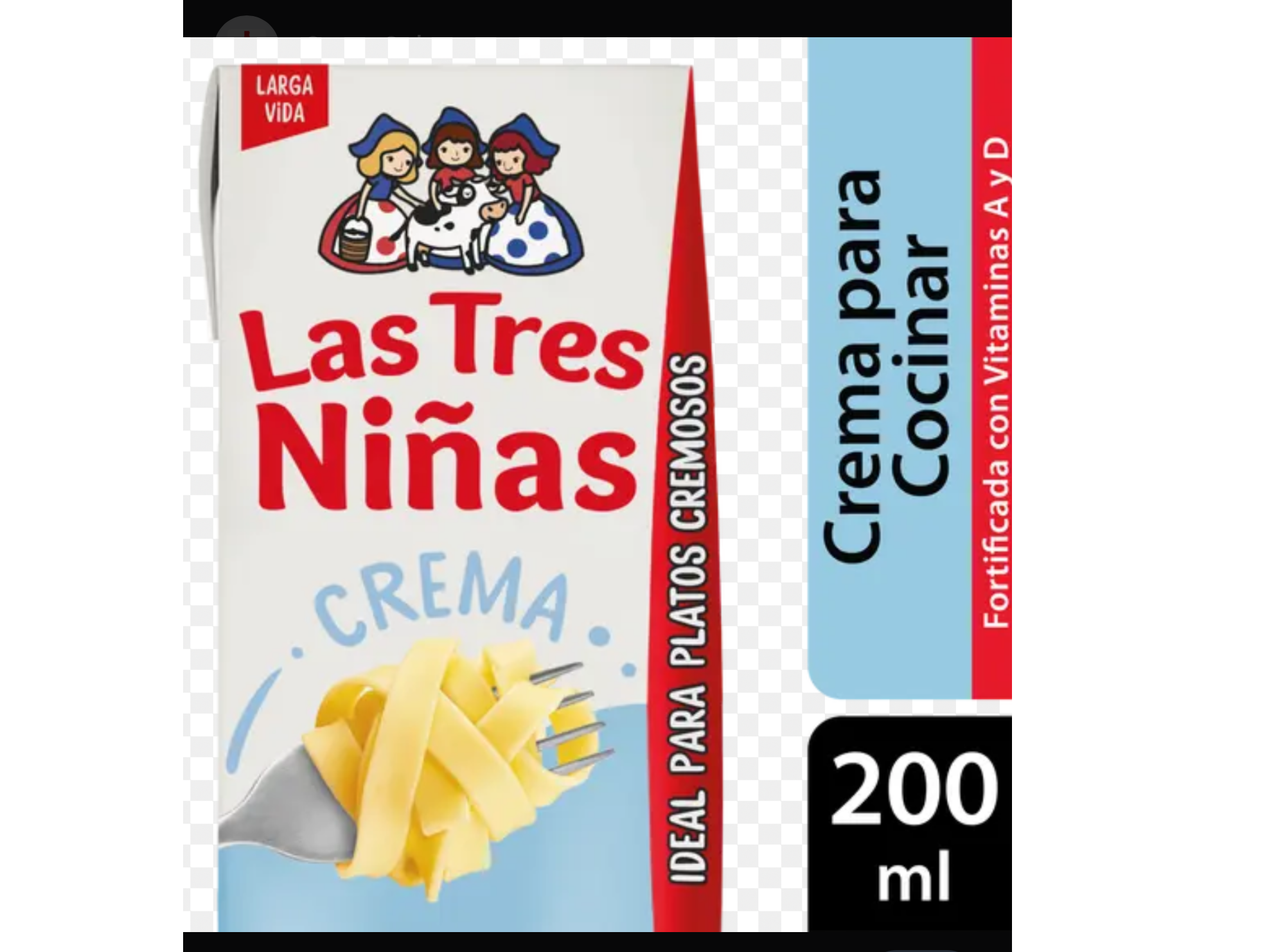 CREMA COCINAR 200ML TRES NIÑAS