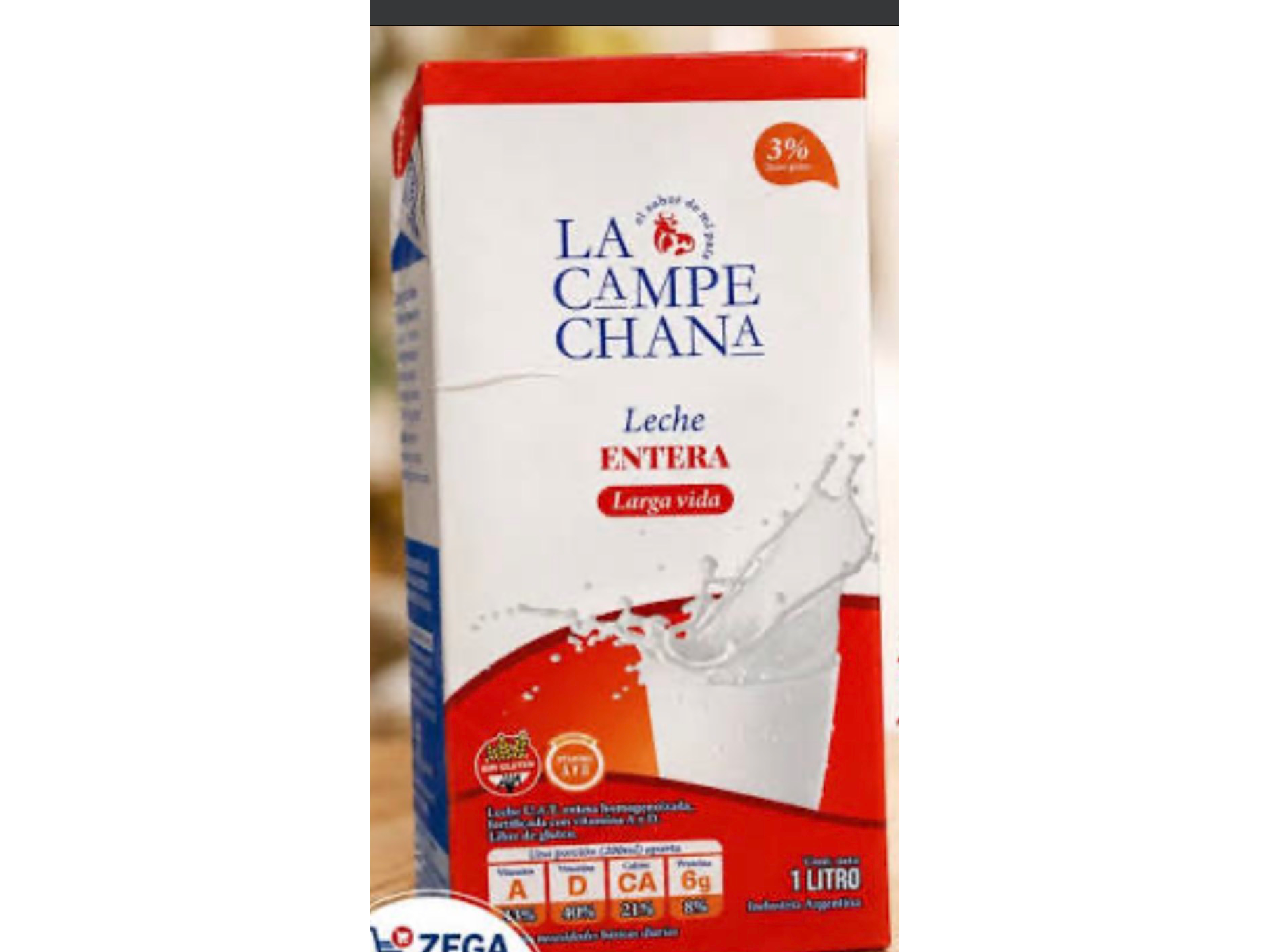 LECHE LA CAMPECHANA ENTERA