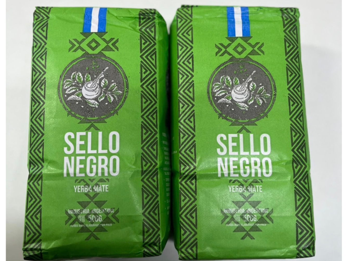 2 YERBAS SELLO NEGRO 500GR