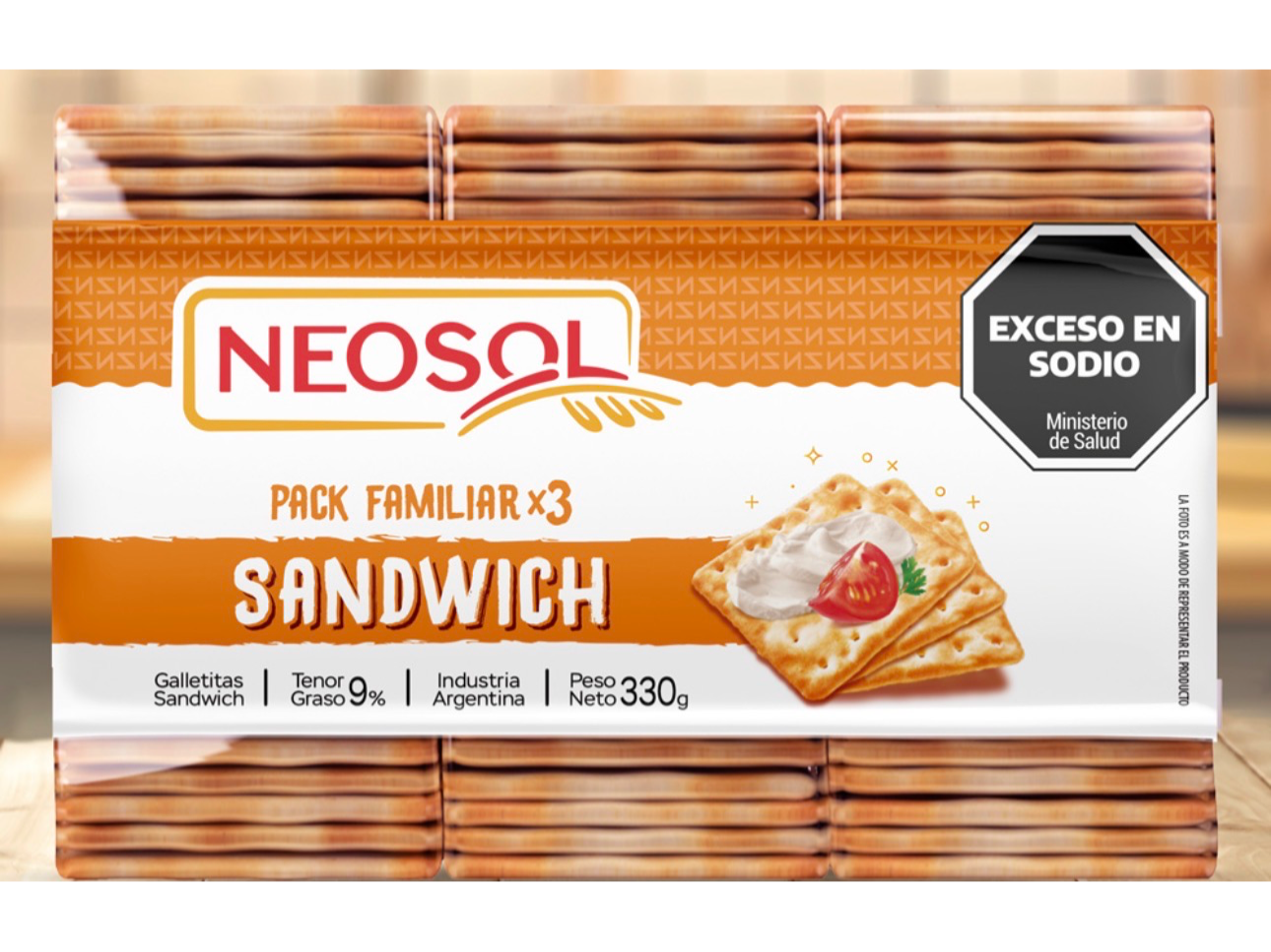 2 PAQUETES GALLETITA DE AGUA NEOSOL