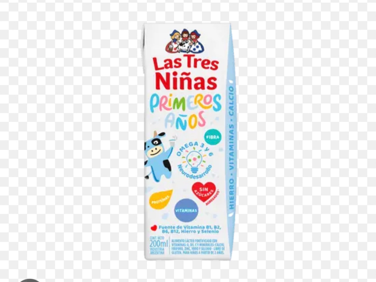 LECHE PRIMEROS AÑOS TRES NIÑAS 200ML