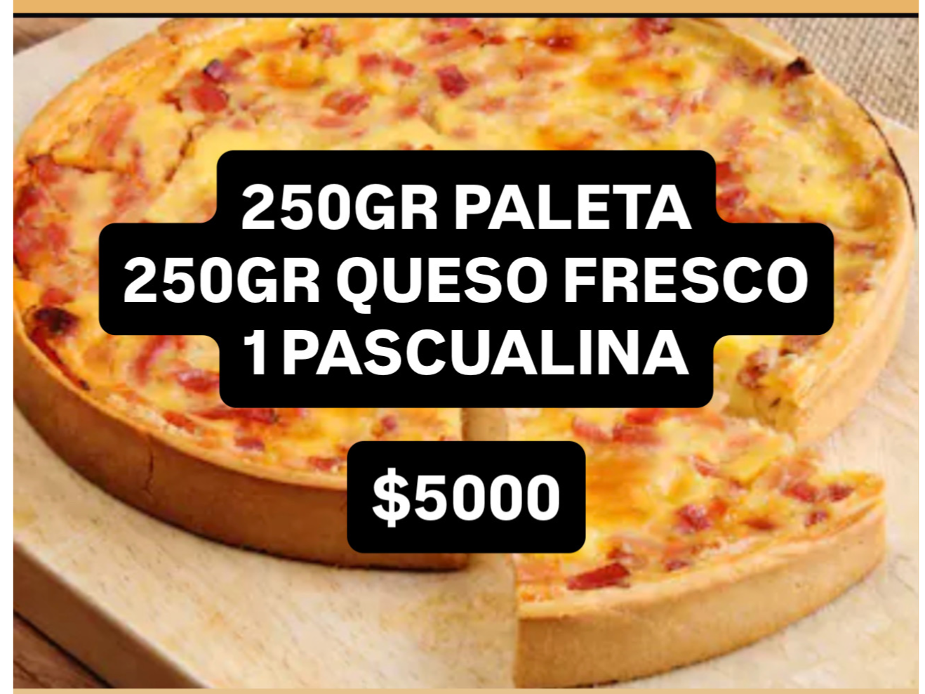 PROMO TARTA