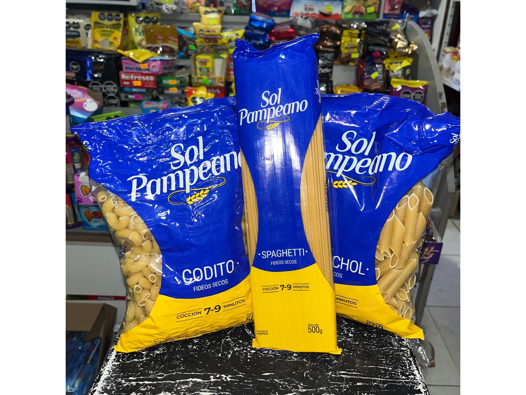 3 FIDEOS SOL PAMPEANO