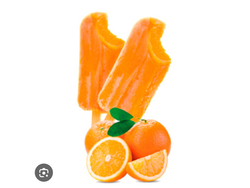Helado de agua naranja