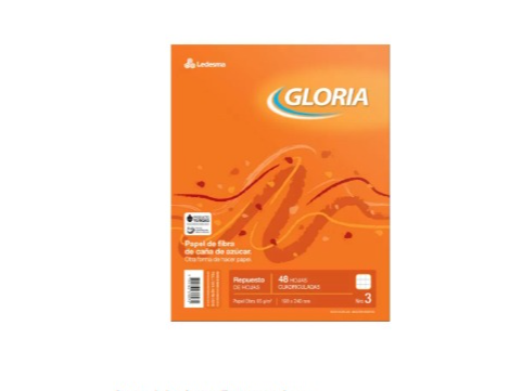 REPUESTO 48 HOJAS RAYADAS GLORIA