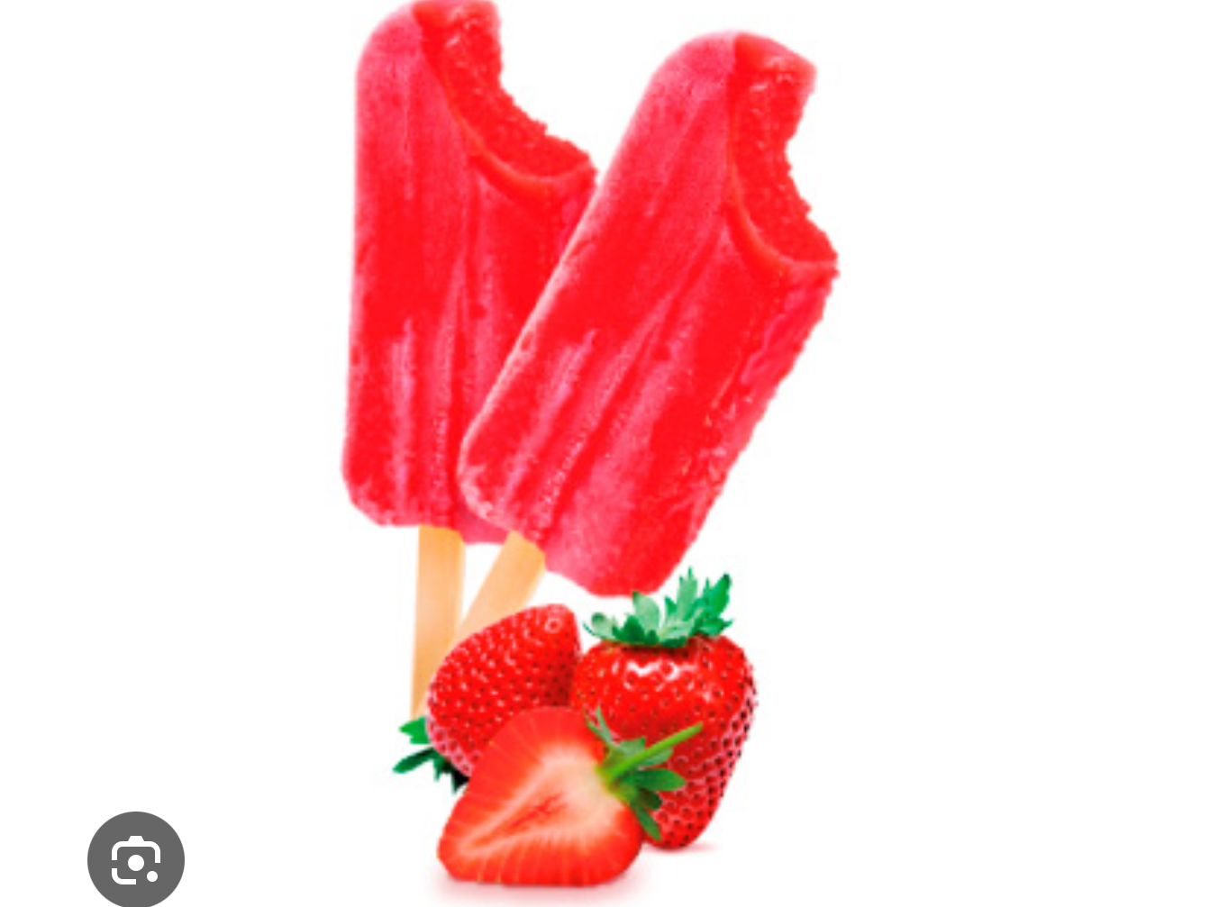 Helado de agua frutilla