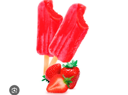 Helado de agua frutilla