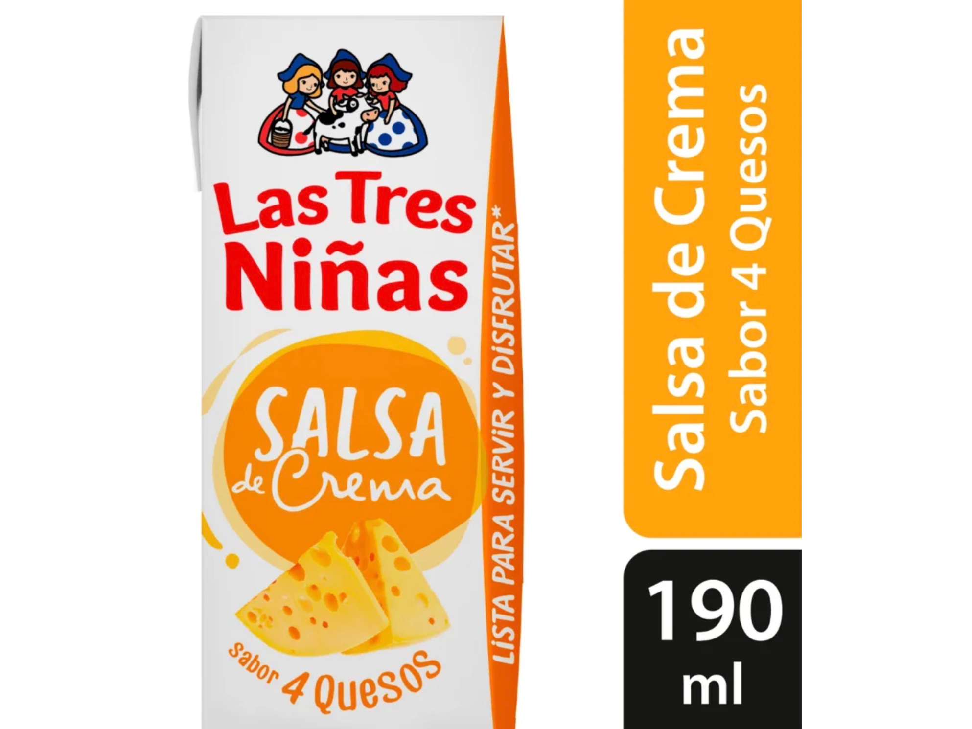 CREMA CUATRO QUESOS 200ML TRES NIÑAS