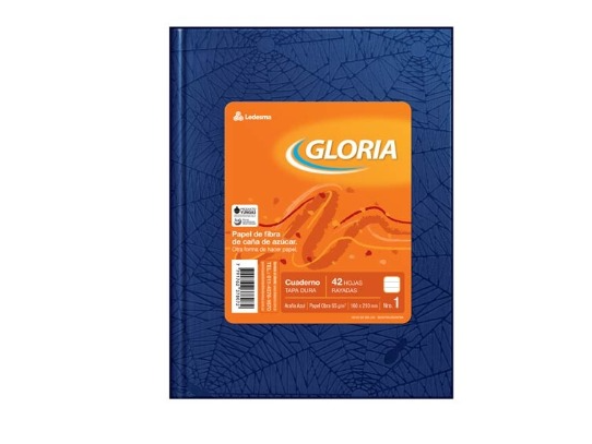 CUADERNO GLORIA TAPA DURA