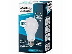 LAMPARA CANDELA LUZ FRIA X9W X75W X5U