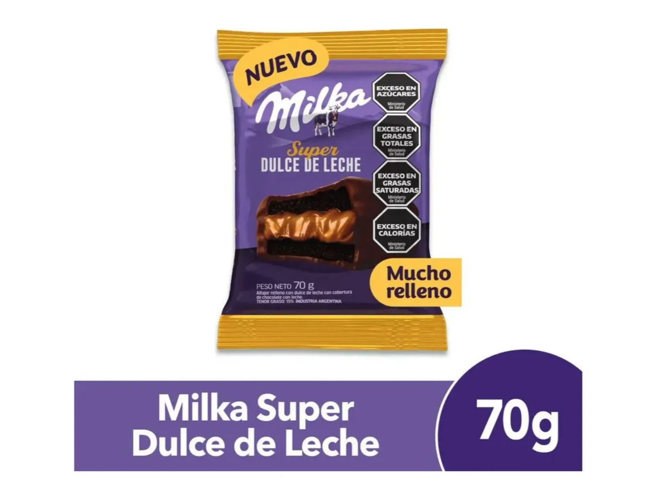 MILKA SUPER D. LECHE NEGRO