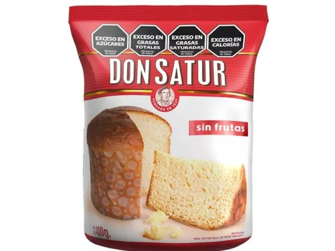 PAN DULCE SATUR SIN FRUTA X6