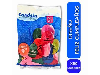 GLOBO FELIZ CUMPLE X50U