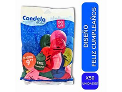 GLOBO FELIZ CUMPLE X50U