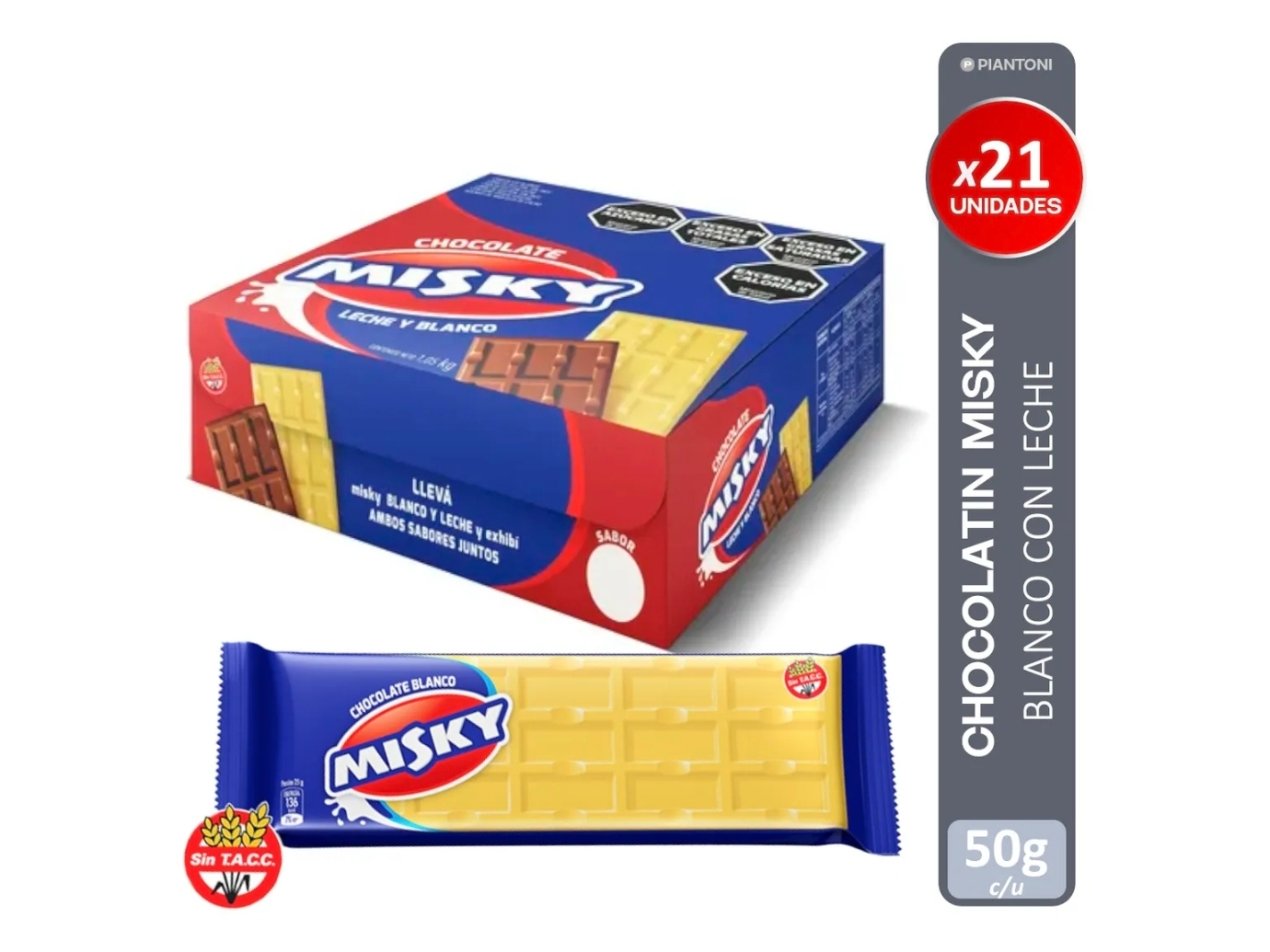 CHOCOLATE MISKY X50GR