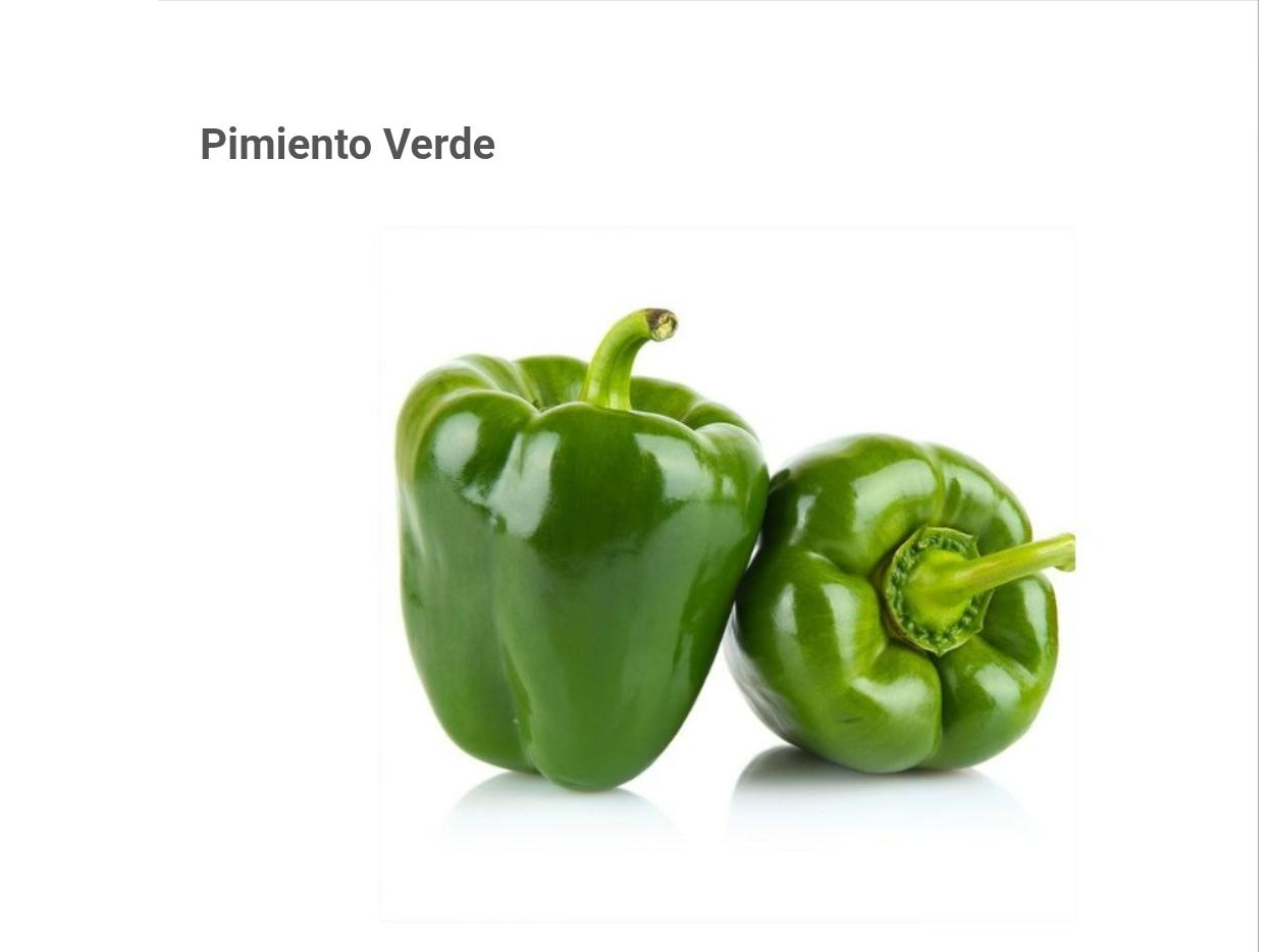 PIMIENTO VERDE