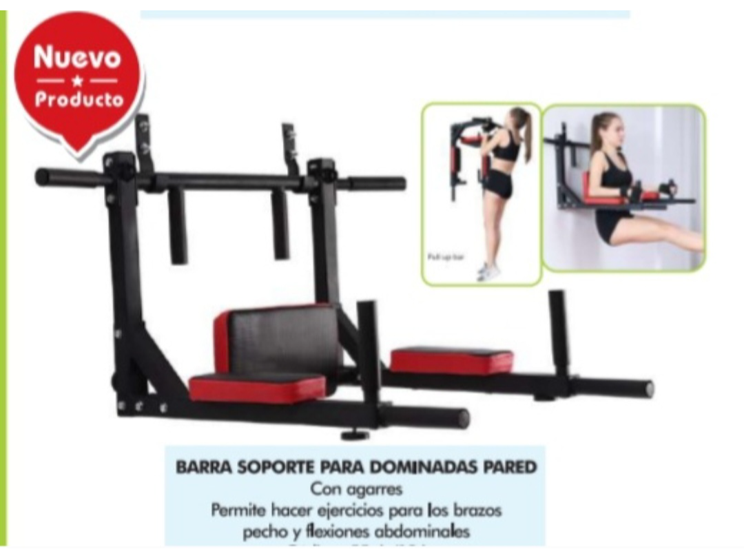 BARRA SOPORTE PARRD PARA ABDOMINALES