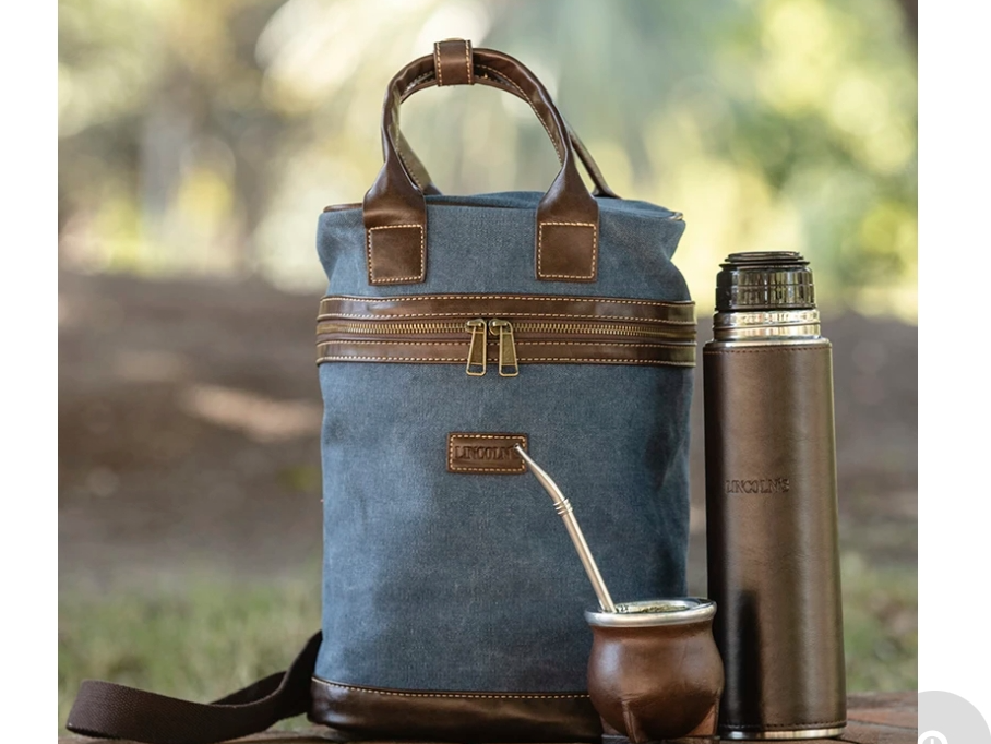 KIT MATERO  NORTH STAR LINCOLNS- AZUL DENIM CON CHOCOLATE