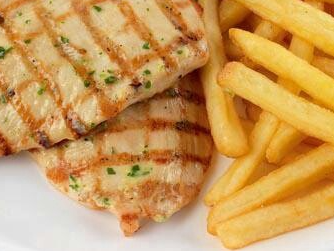 Pollo con Fritas