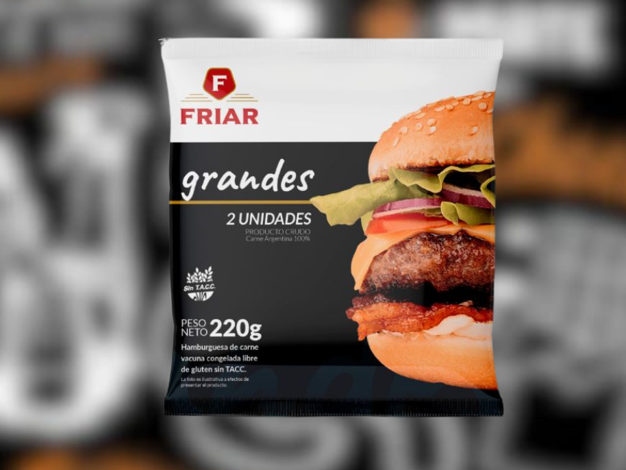 Hamburguesas Friar Carne Grande