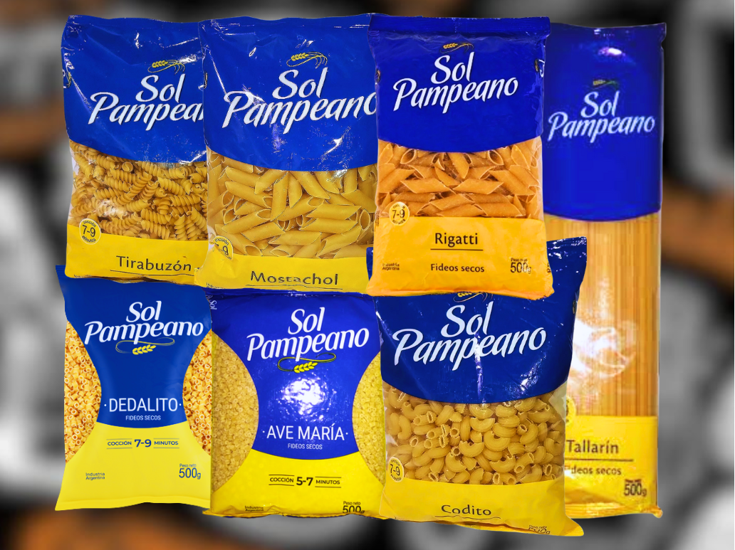 Fideos Sol Pampeano x3