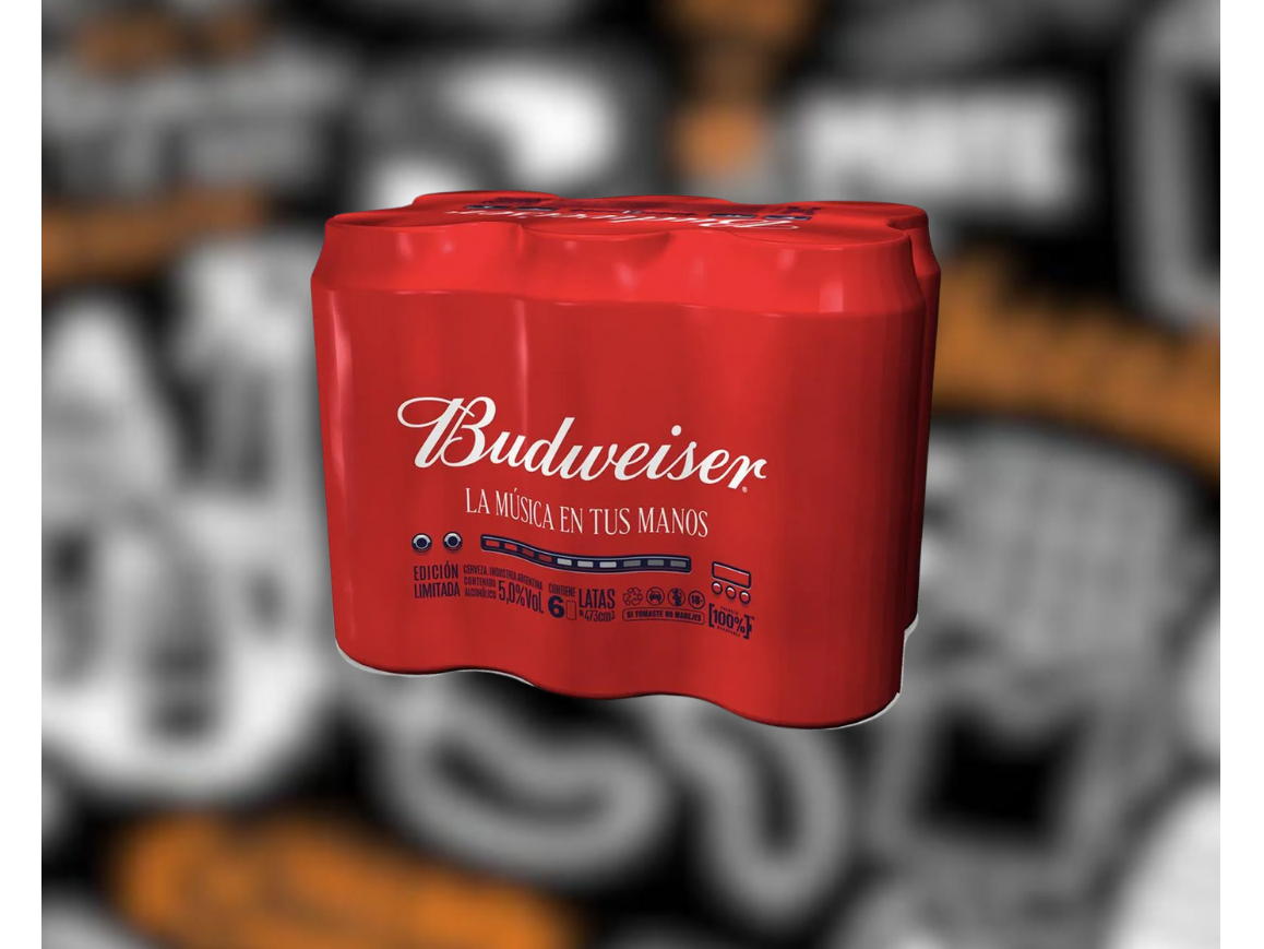 Lata Budweiser