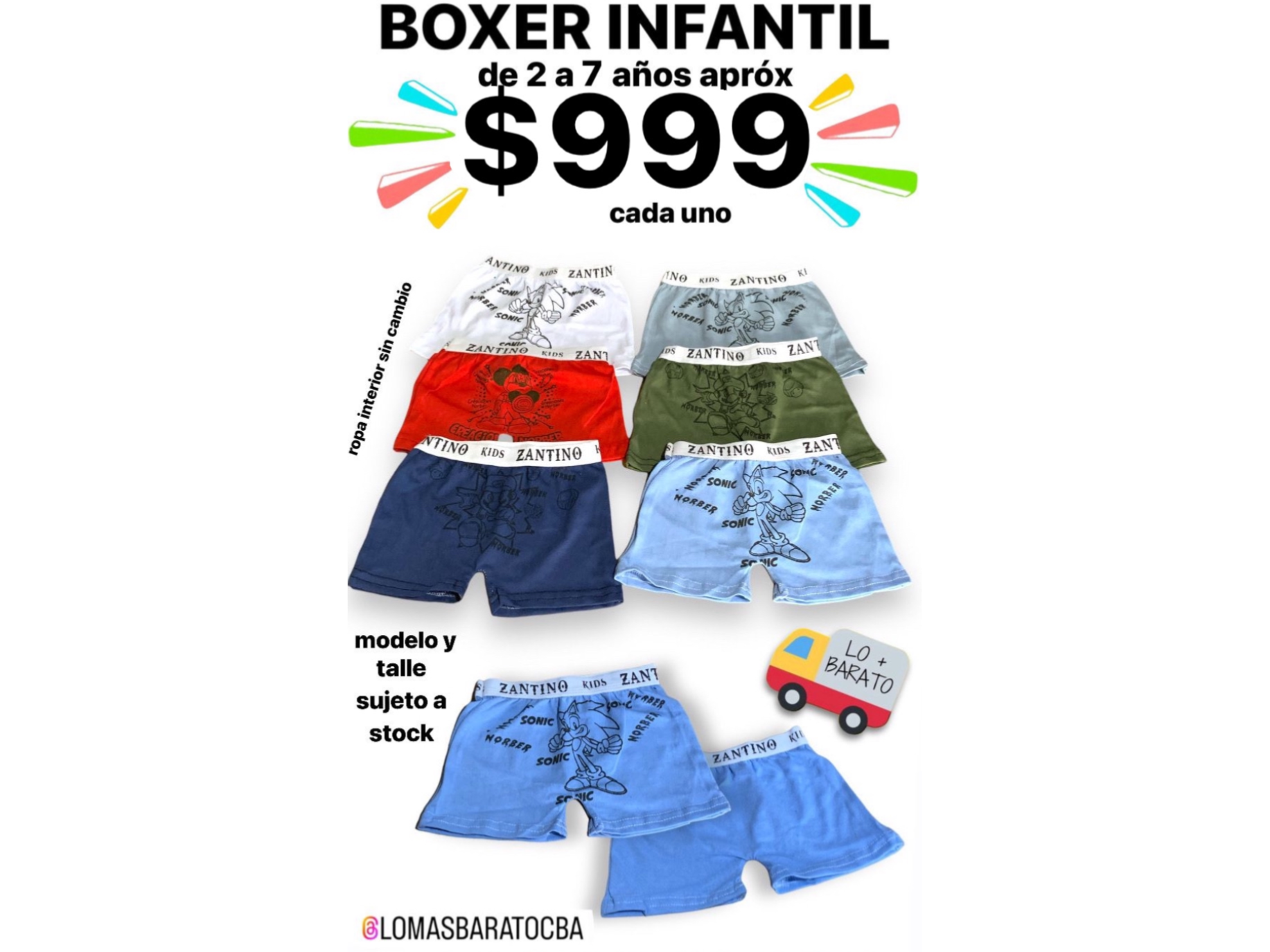 BOXER INFANTIL