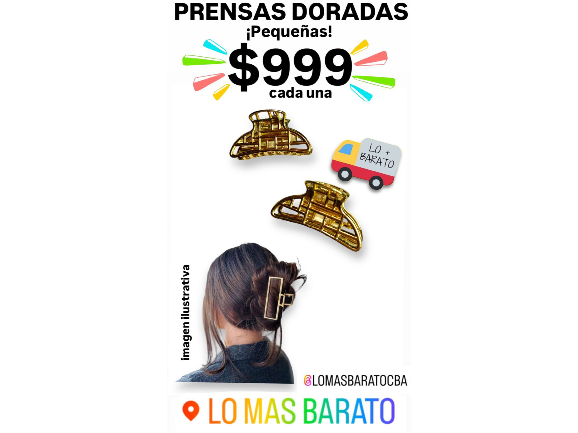 PRENSAS DORADAS PEQUEÑAS