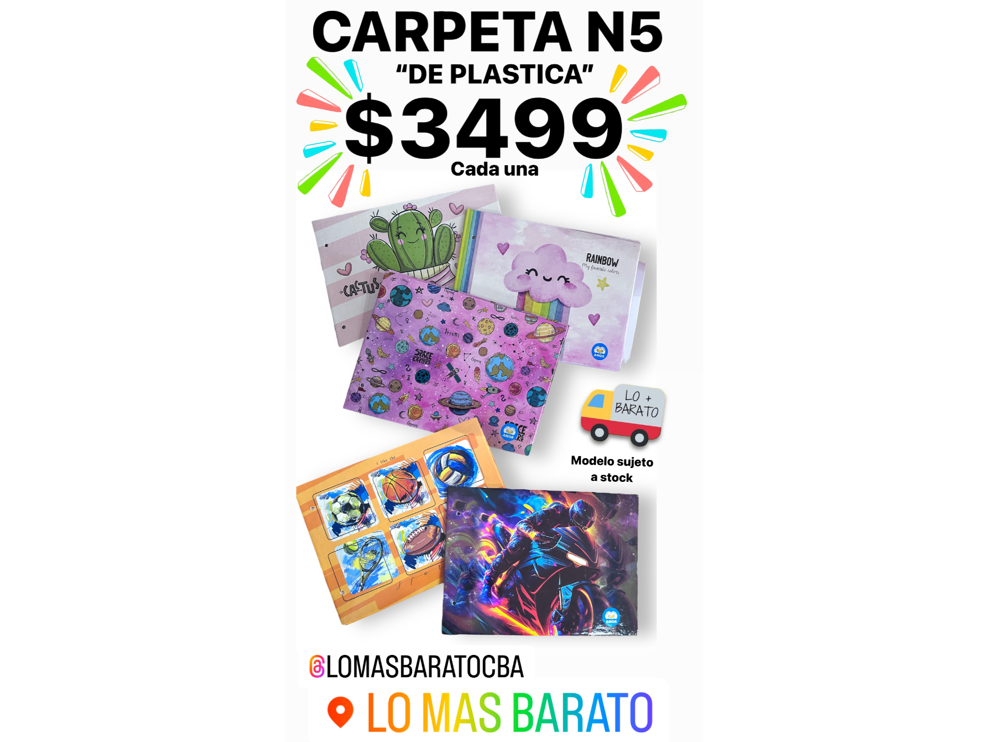 CARPETA N5 DE PLASTICA