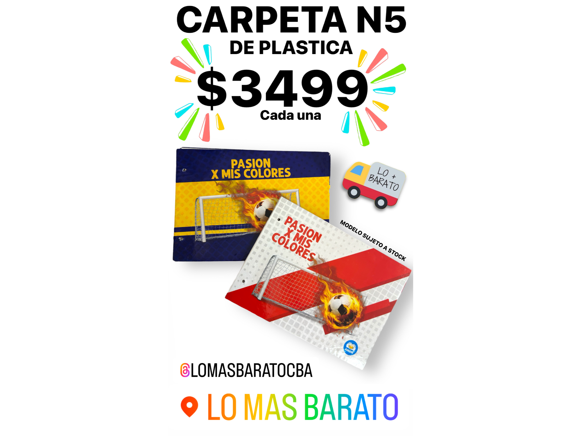 CARPETA N5 DE PLASTICA