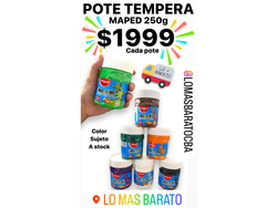 POTE TEMPERERA MAPED